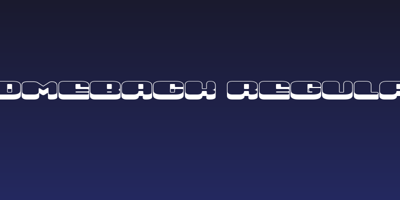 Comeback Regular Social Header