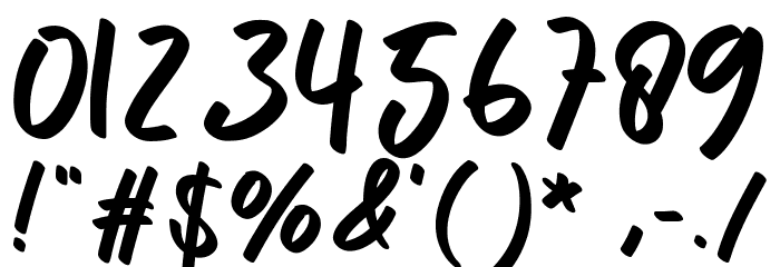 Comeback Signature 字体 其它煤焦