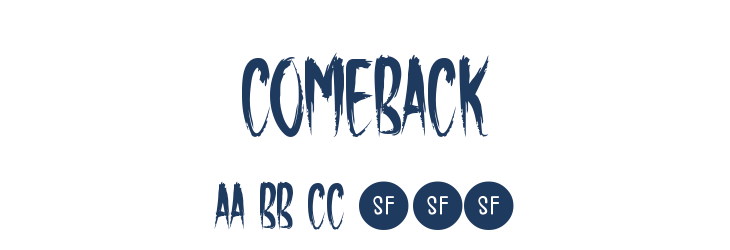 Comeback Font Preview