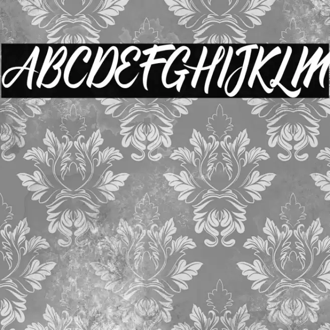 Comebro Unconnected Font examples