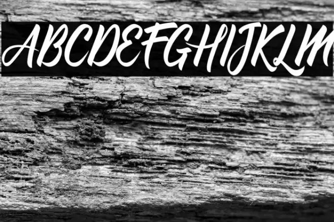 Comebro Unconnected Font examples