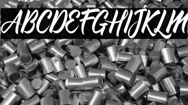 Comebro Unconnected Font examples