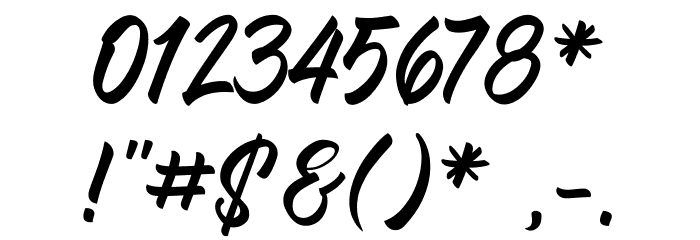 Comebro Font OTHER CHARS