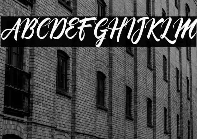 Comebro Font examples