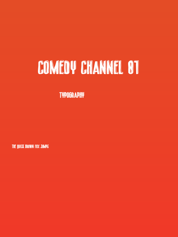 Comedy Channel 01 Poster