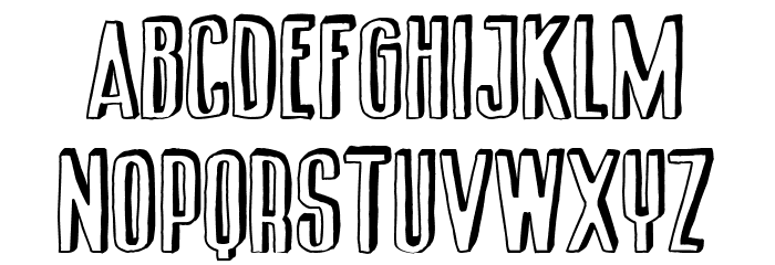 Comedy Channel 02 Font LOWERCASE
