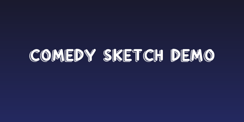 Comedy Sketch Demo Social Header