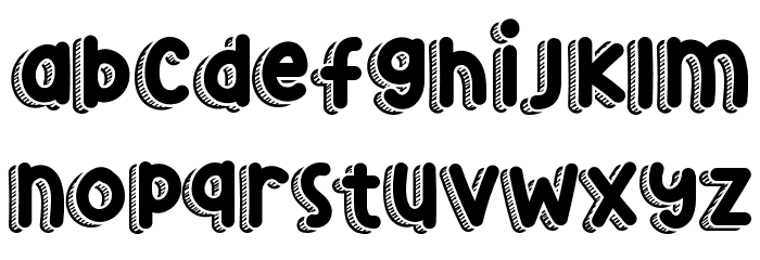 Comedy Sketch Demo Font LOWERCASE