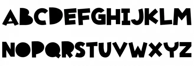 Comedy Style Demo フォント 大文字