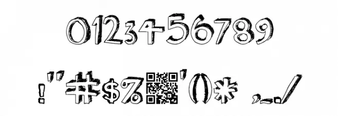 ComedyShow Font OTHER CHARS