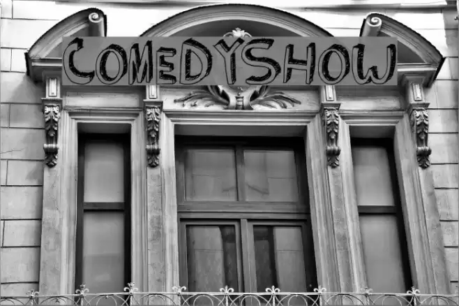 ComedyShow Font examples