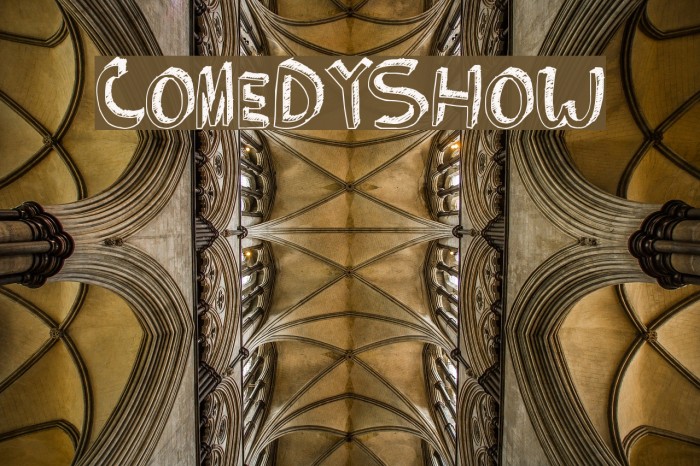 ComedyShow Font examples