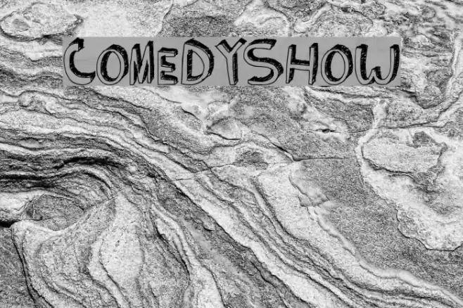 ComedyShow Font examples