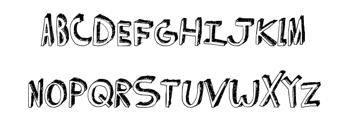 ComedyShow Font LOWERCASE