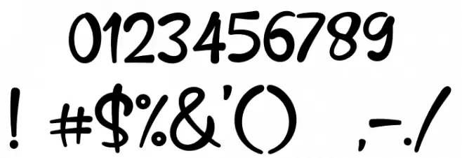 Comet Deer Font OTHER CHARS