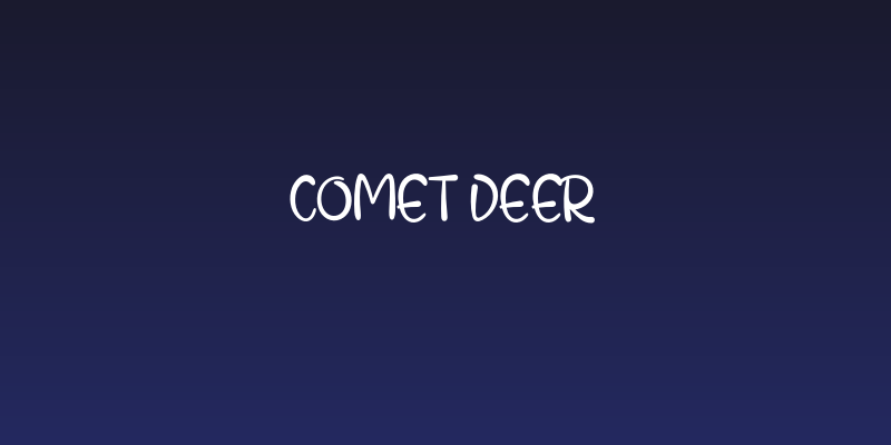 Comet Deer Social Header