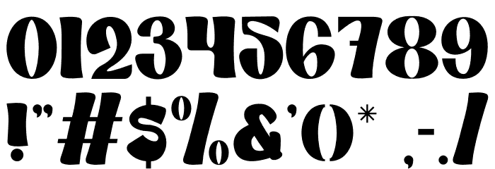 Comet Hotspur Font OTHER CHARS