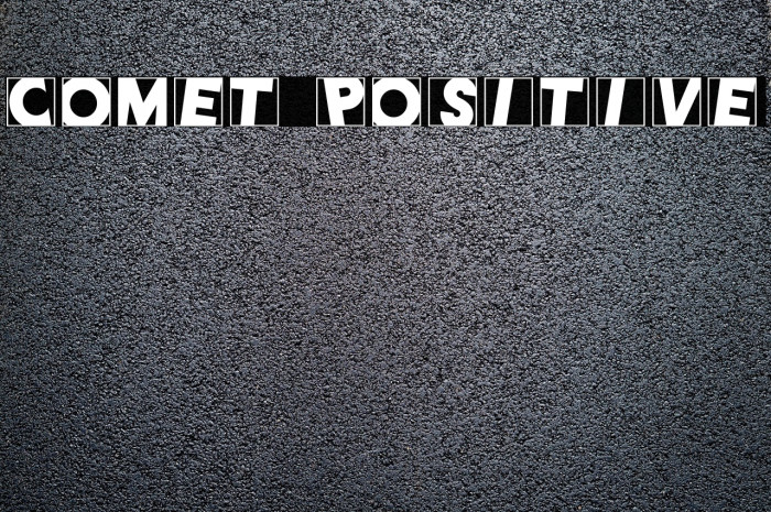 Comet Positive Font examples