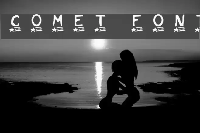 Comet Schriftart examples