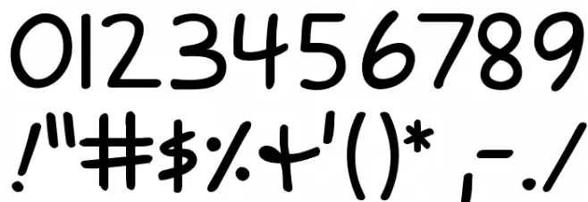 Cometbus Font OTHER CHARS