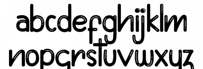 Comethru Demo 字体 小写