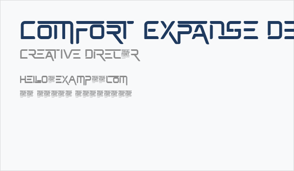 Comfort Expanse Demo Regular Business Card