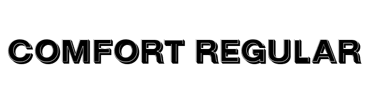 Comfort Regular  Descarca Fonturi Gratis