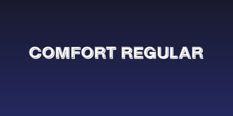 Comfort Regular Social Header