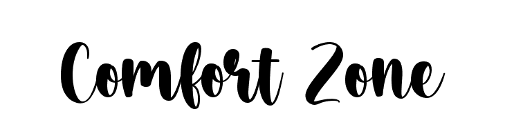 Comfort Zone  Frei Schriftart Herunterladen