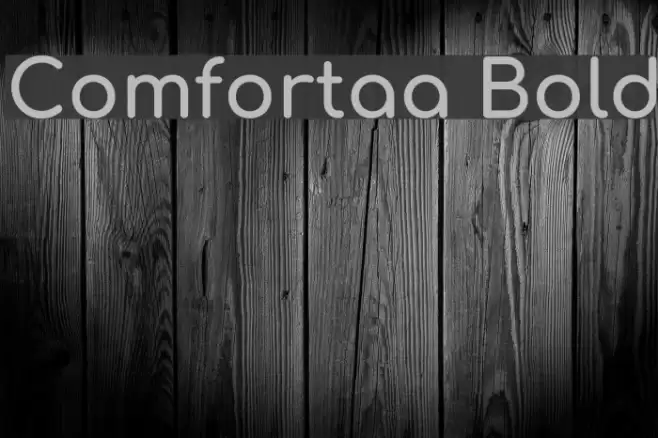 Comfortaa Bold Font examples