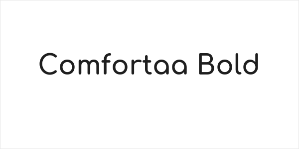 Comfortaa Bold Logo