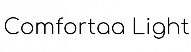 Comfortaa Light  Frei Schriftart Herunterladen