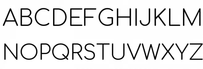 Comfortaa Light Schriftart Groß