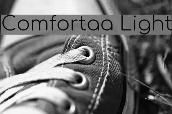 Comfortaa Light Fuentes examples