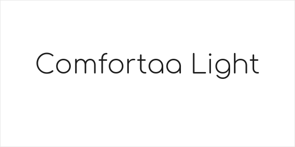 Comfortaa Light Logo