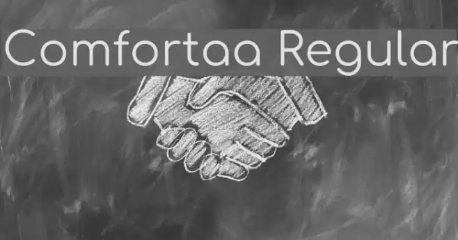 Comfortaa Regular Font examples