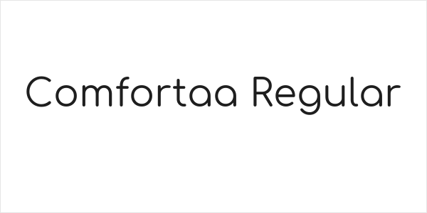 Comfortaa Regular Logo