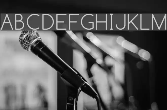 Comfortaa Thin Polices examples