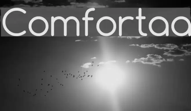 Comfortaa Font examples
