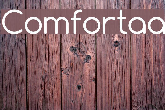 Comfortaa Font examples