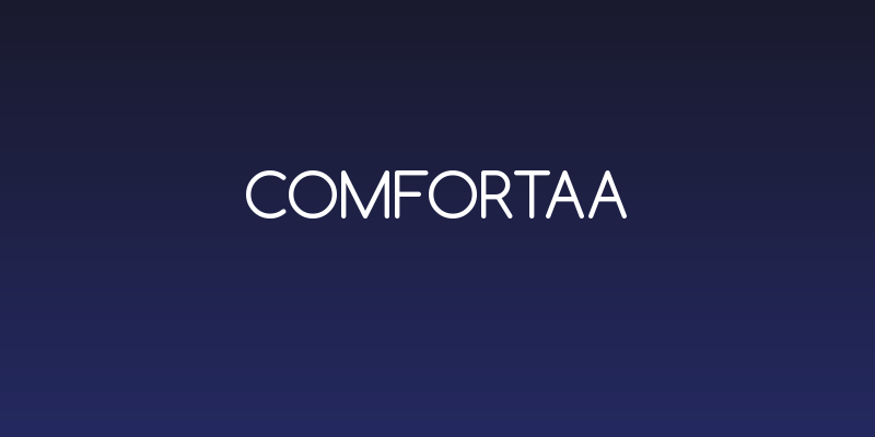 Comfortaa Social Header