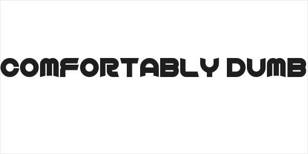 Comfortably Dumb Logo