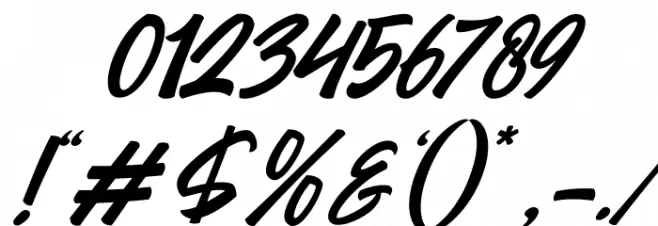 Comfortune Italic Font OTHER CHARS