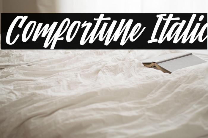Comfortune Italic Example 2