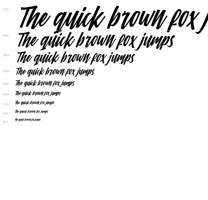 Comfortune Italic Waterfall