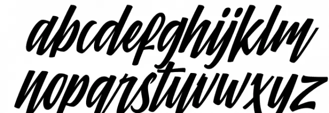 Comfortune Italic फ़ॉन्ट लोअरकेस