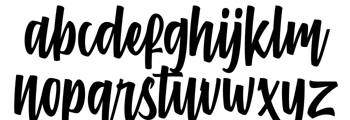 Comfortune Font LOWERCASE