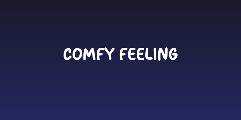 Comfy Feeling Social Header
