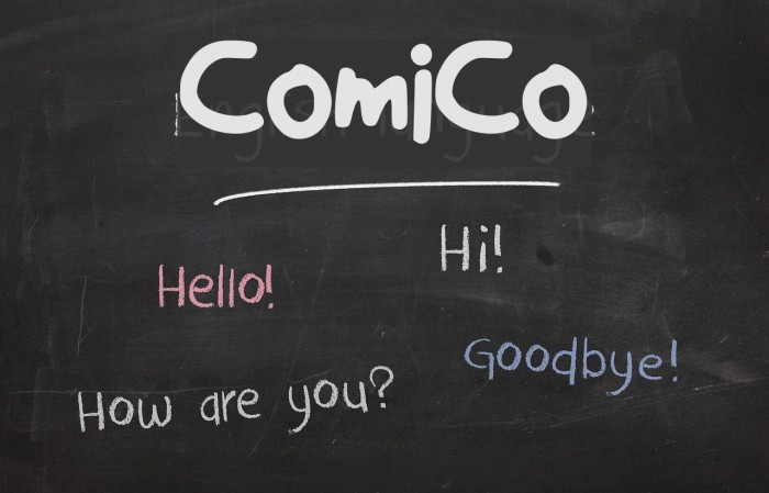 ComiCo Font examples