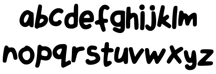 ComiCo Font LOWERCASE